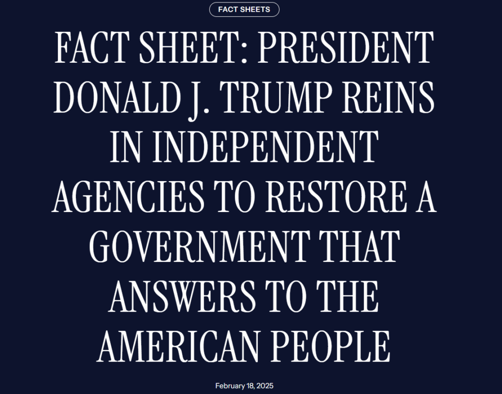 white house fact sheet