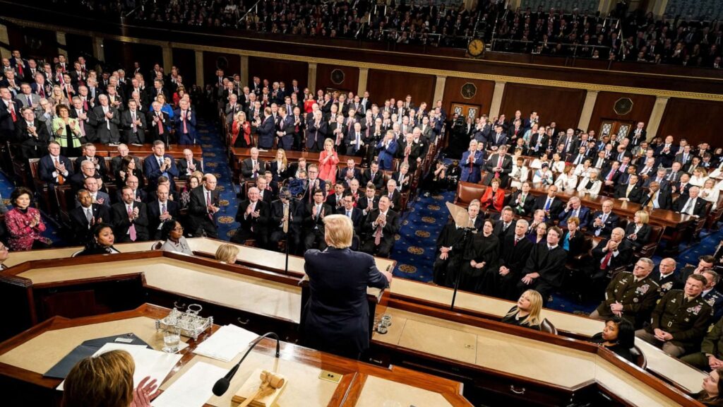 Standing ovations at Trump's State of the Union