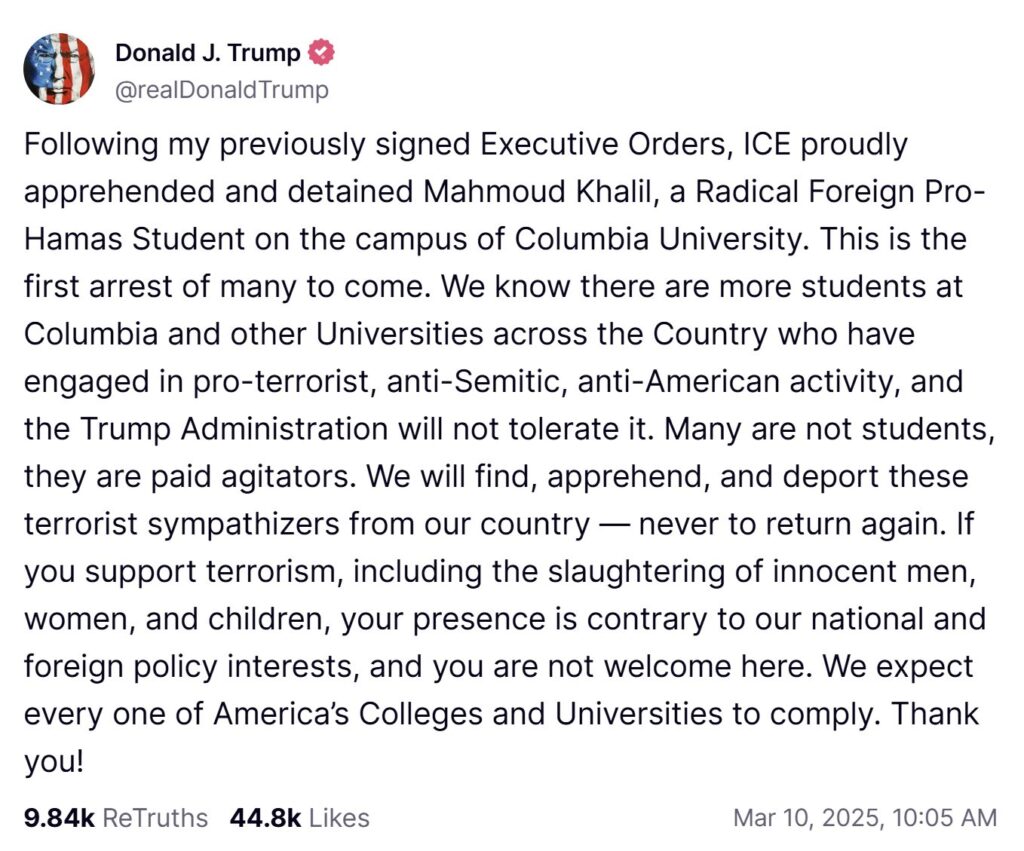 Trump's Arrest Announcement