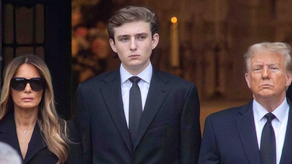 donald trump with barron trump