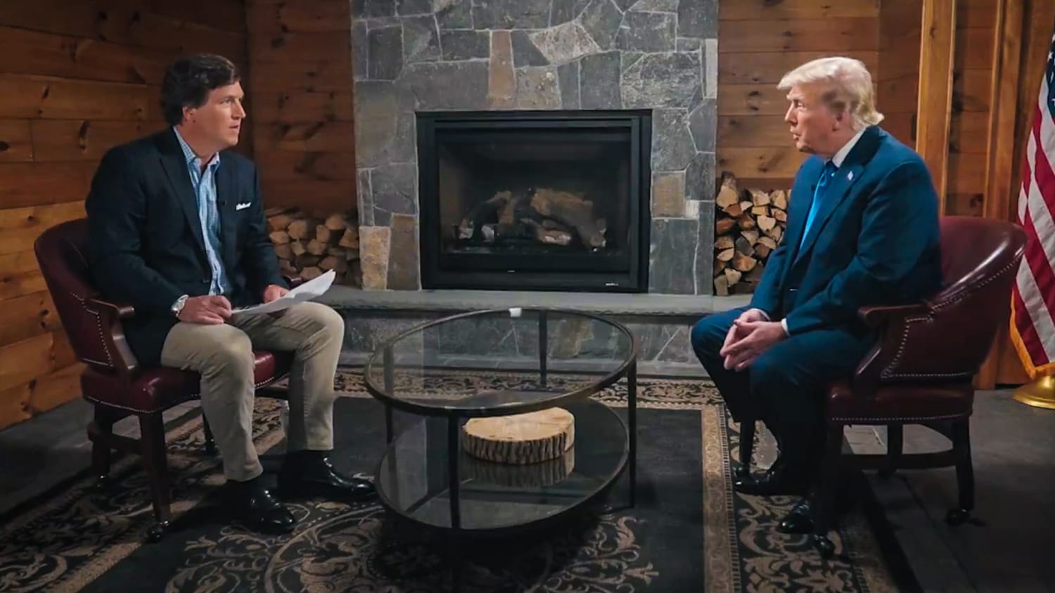 trump sitting for interview