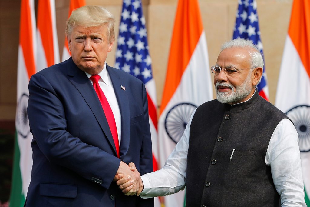trump in trade negotiations with india