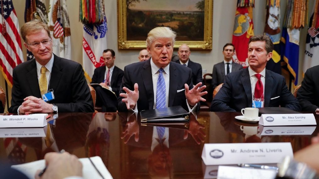 president trump meeting with small business owners and factory workers april 2025