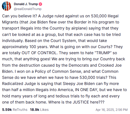 The Insanity: Fly in 530,000 Illegals – Then Demand 530,000 Trials To Send Them Back