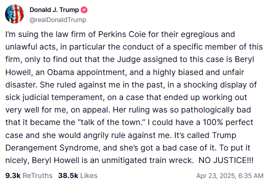 truthsocial screenshot