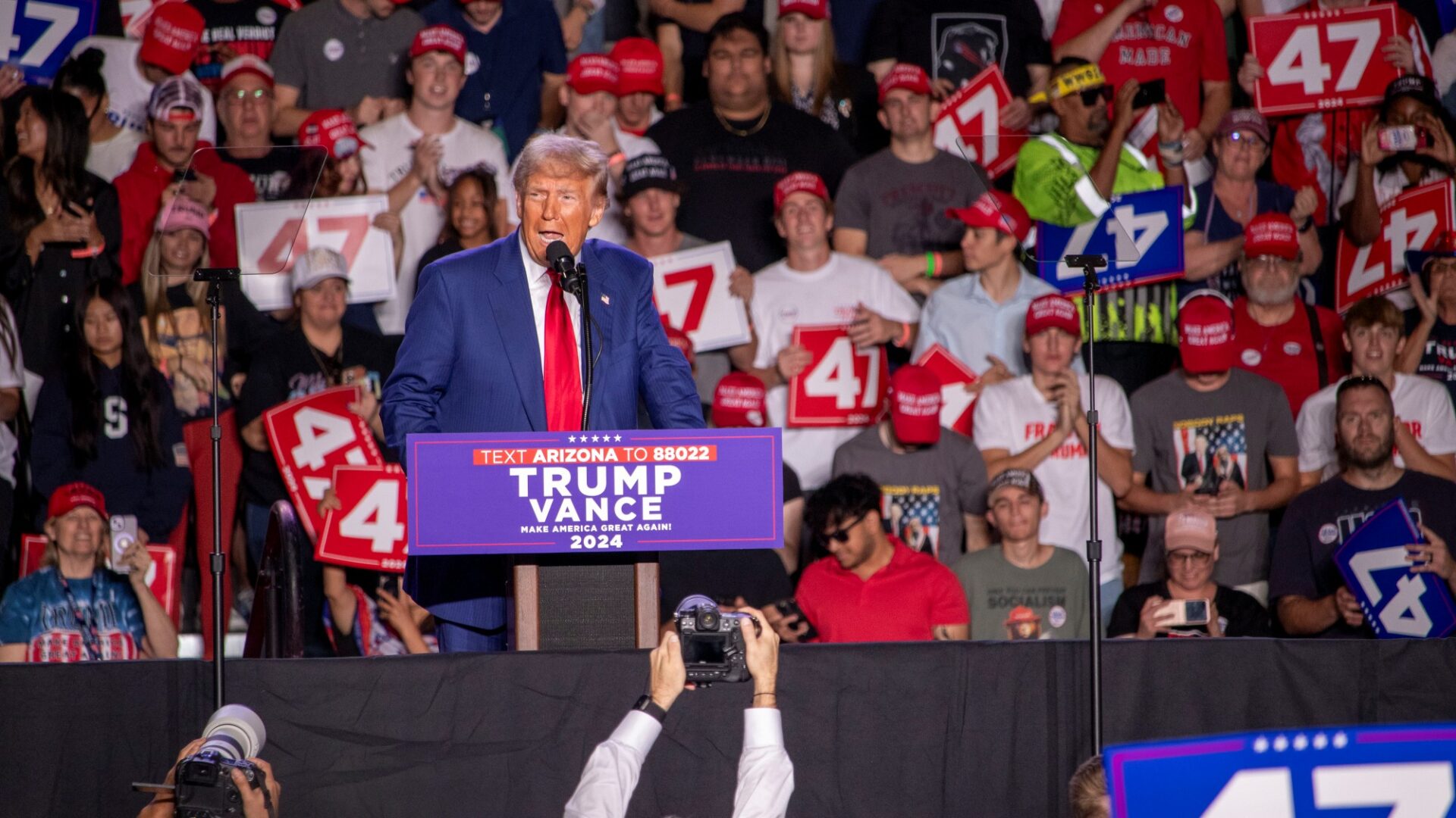 Trump rally emphasizing immigration enforcement