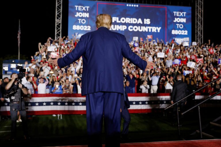 Trump holds rally in South Florida