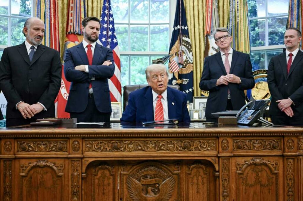 Trump announces trade deal with UK