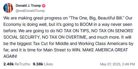 Trump’s “Big, Beautiful Tax Bill” Is Set to Supercharge the American Economy