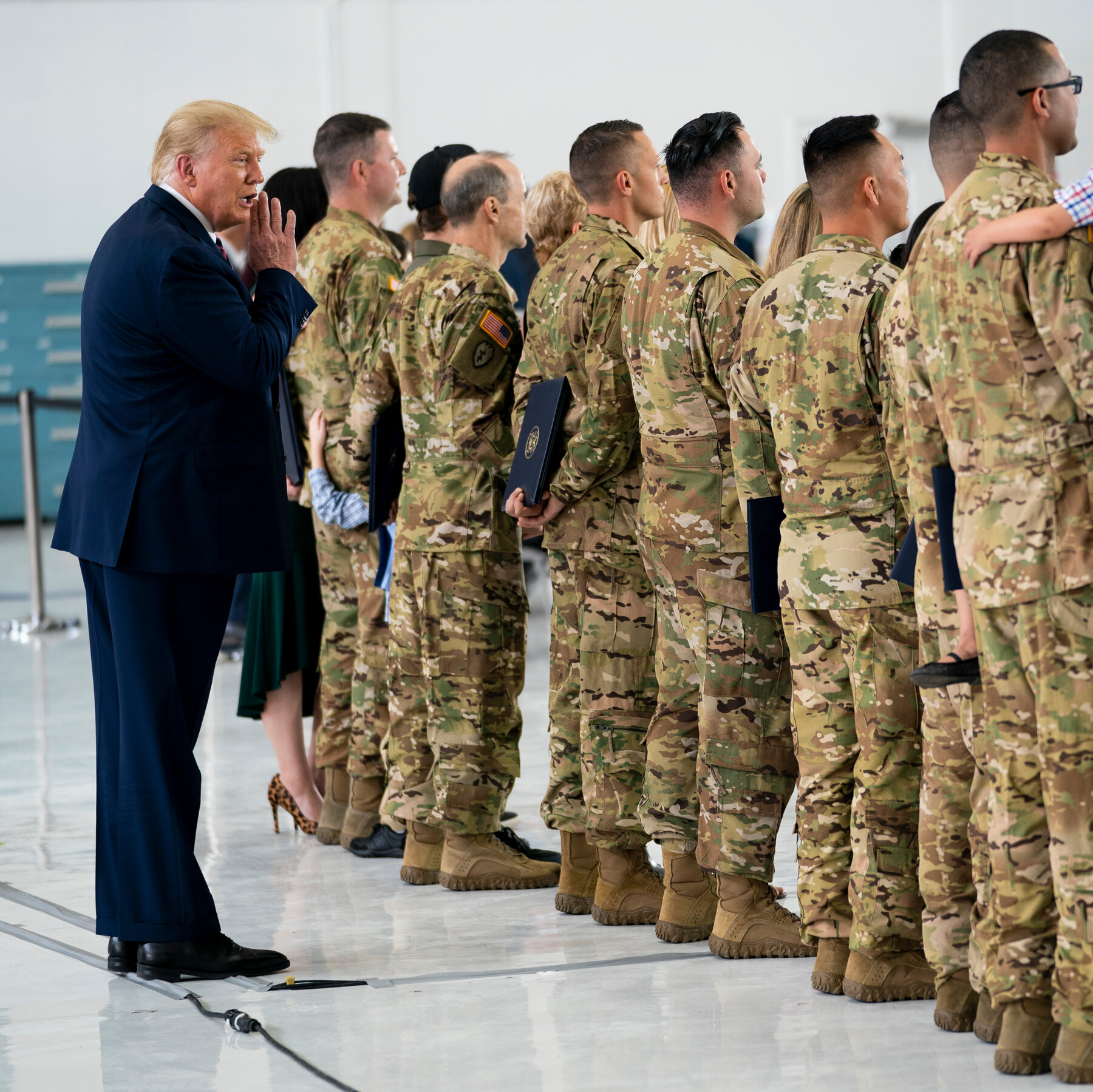 President Trump at White House, monitoring riots and National Guard response