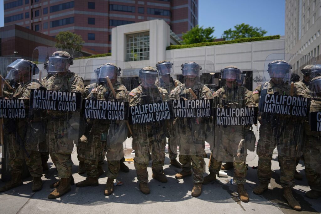 national guard deployed in los angeles during 2025 riots
