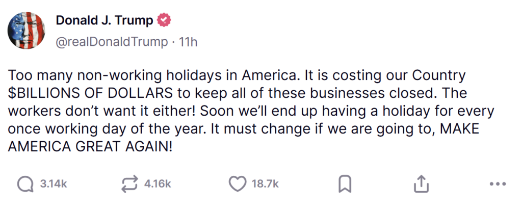 truthsocial screenshot