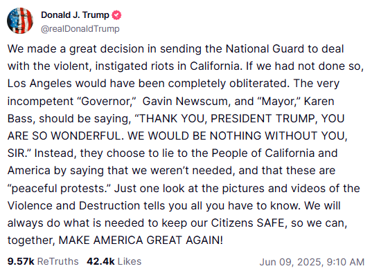 trump truthsocial screenshot