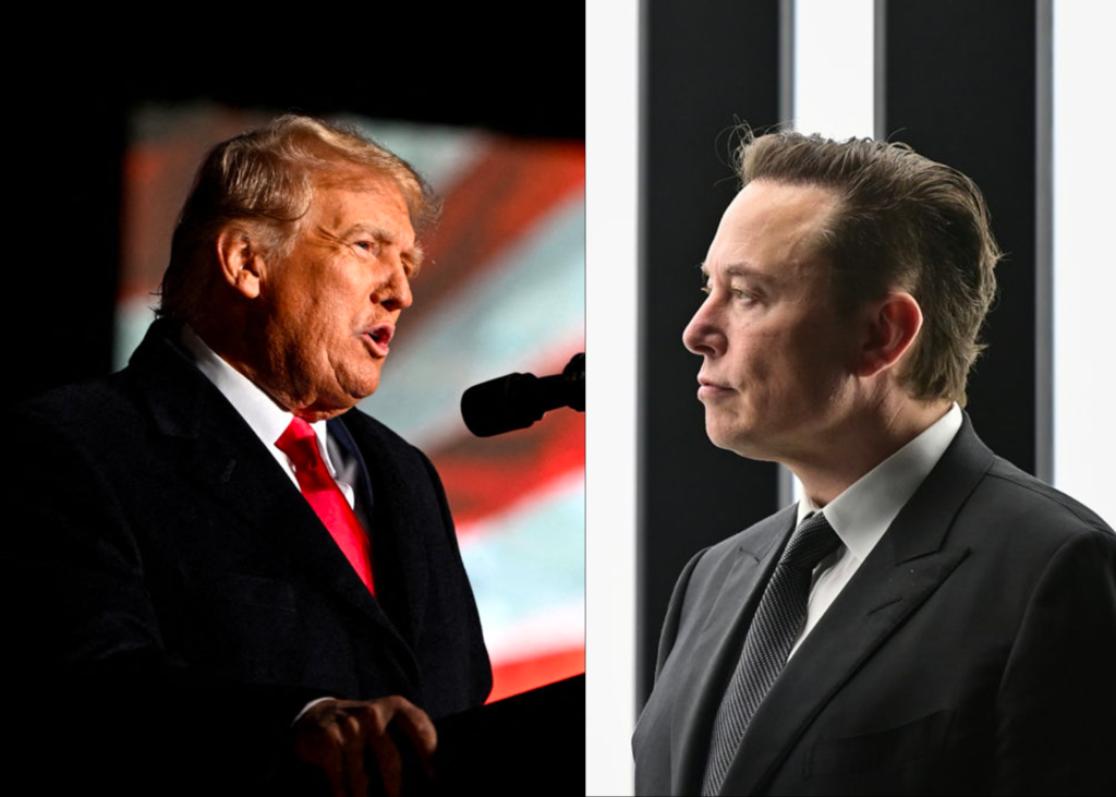 elon musk and donald trump