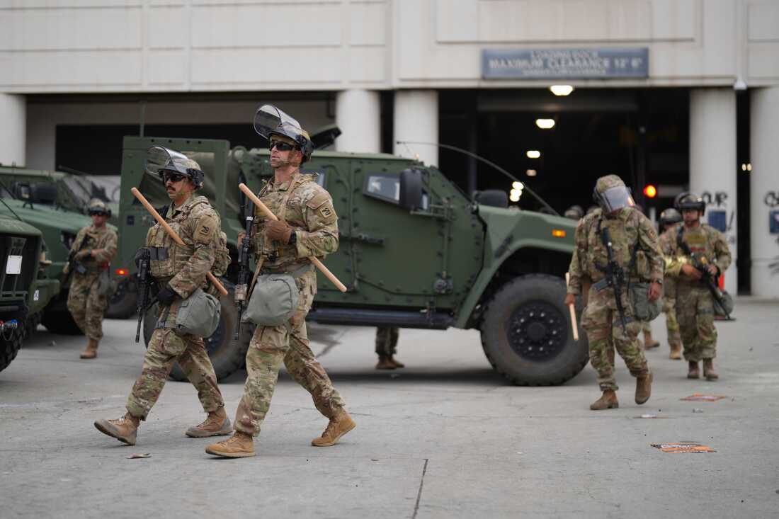 National Guard deployed in Los Angeles ICE riots