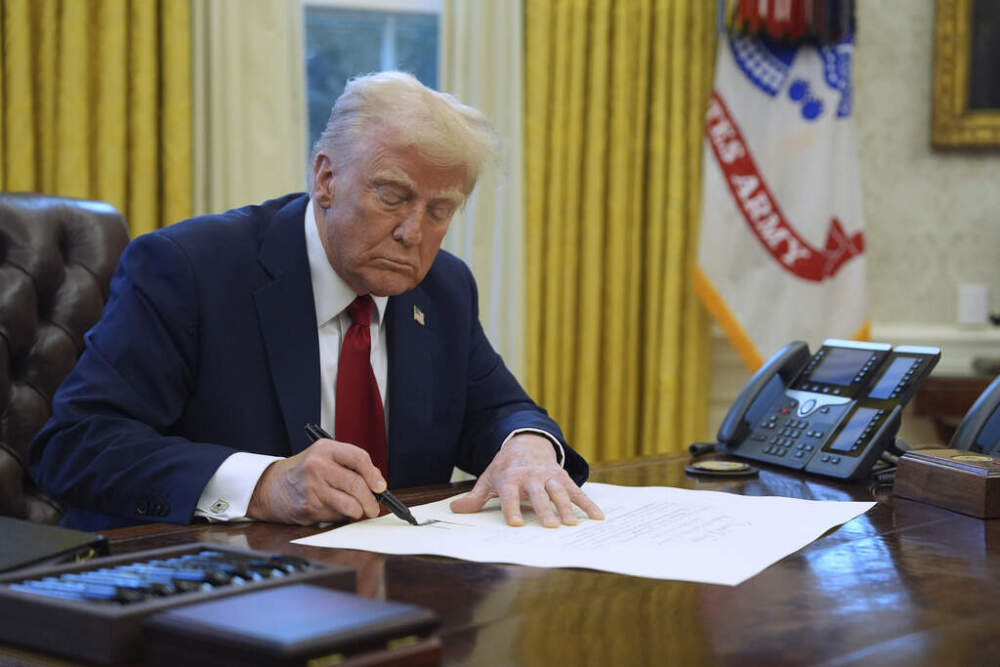 Trump signing bill 2025