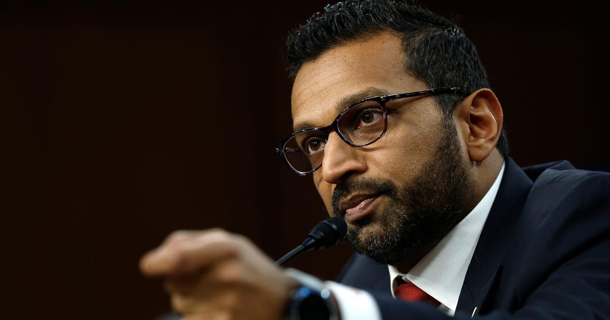 KASH PATEL LOOKING CONCERNED
