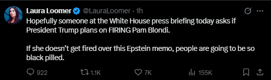 laura loomer x screenshot