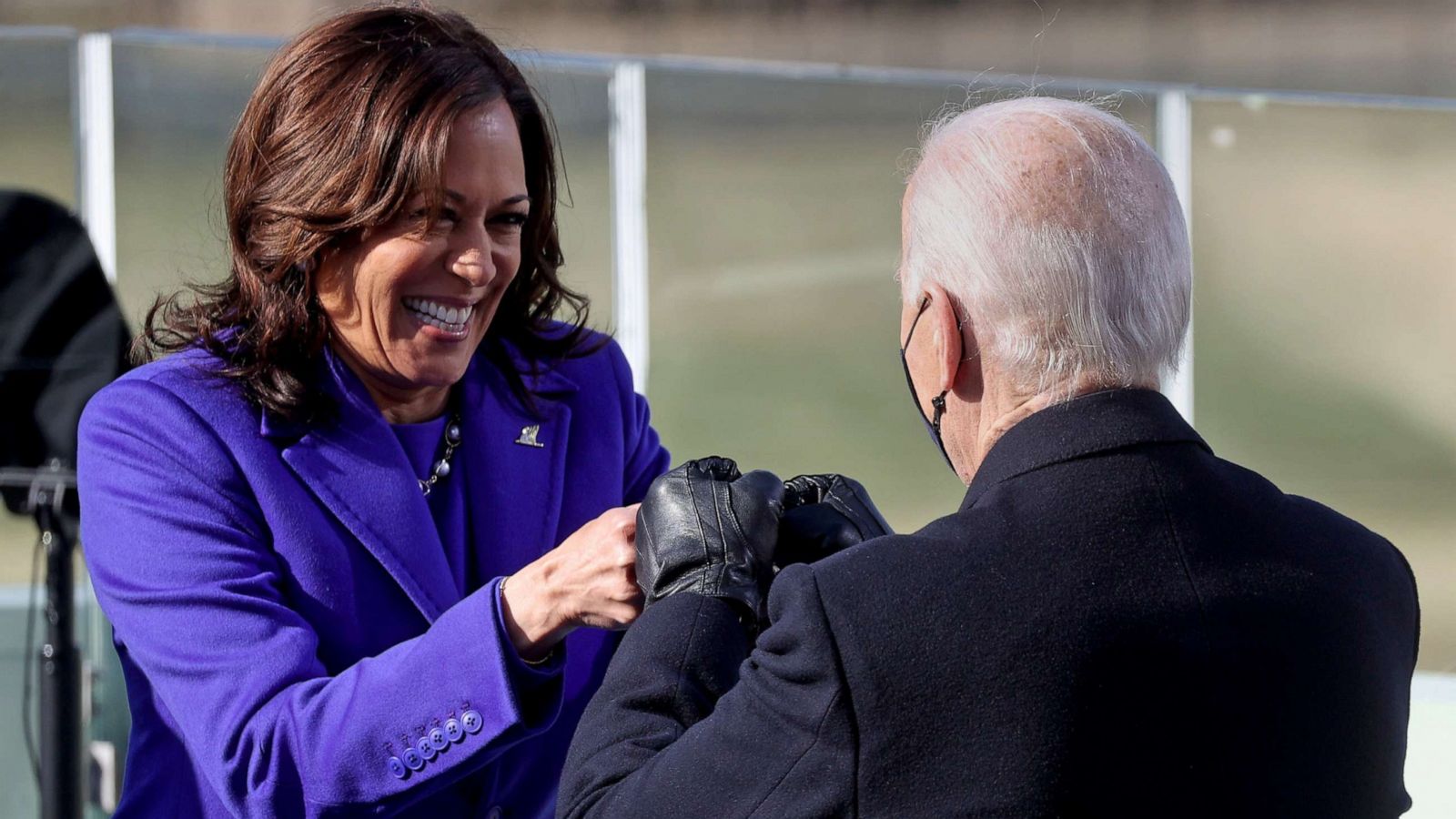 joe biden and kamkala harris laughing