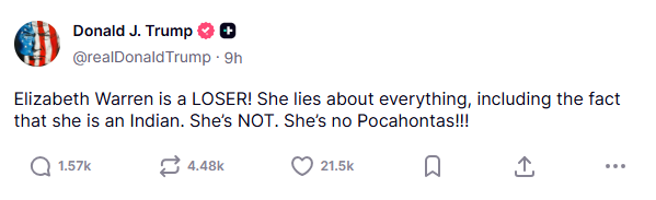 truthsocial screenshot
