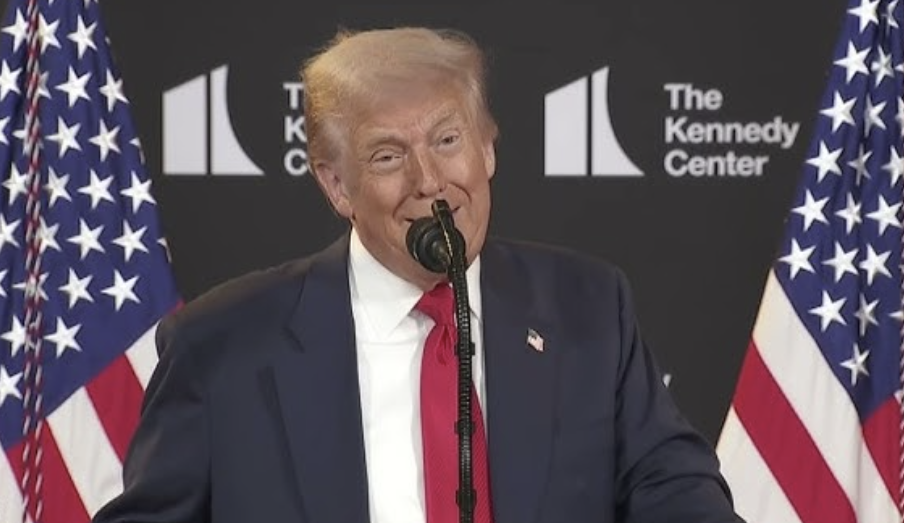 trump speaking at kennedy center
