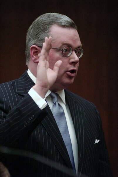 us district judge matthew brann speaking to press