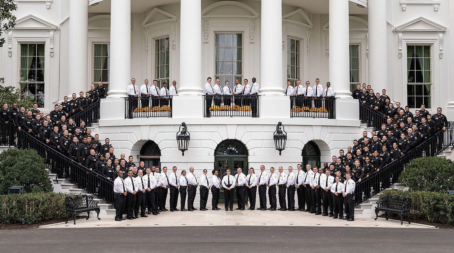 A Secret Service agent in the white house