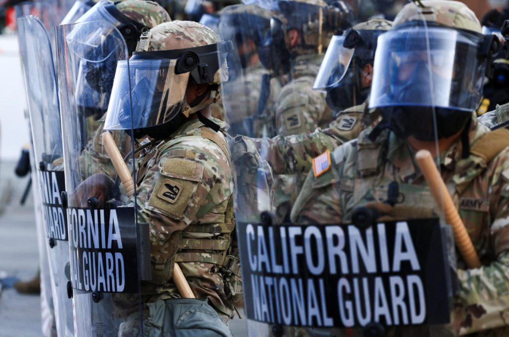 national guard in los angeles 2025