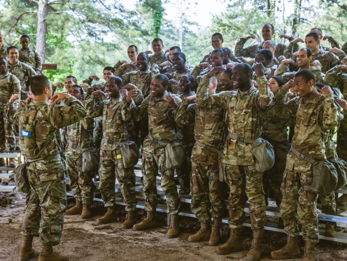 us militare base training camp