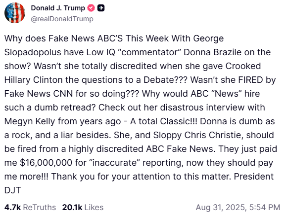 truthsocial screenshot