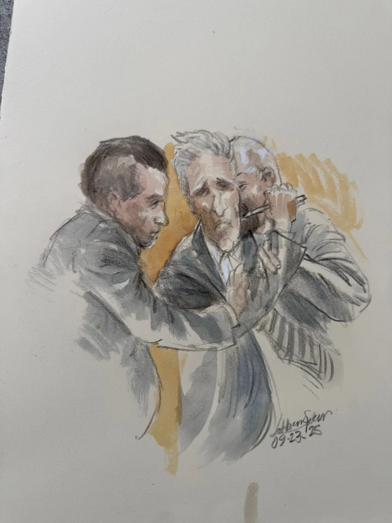 court sketch