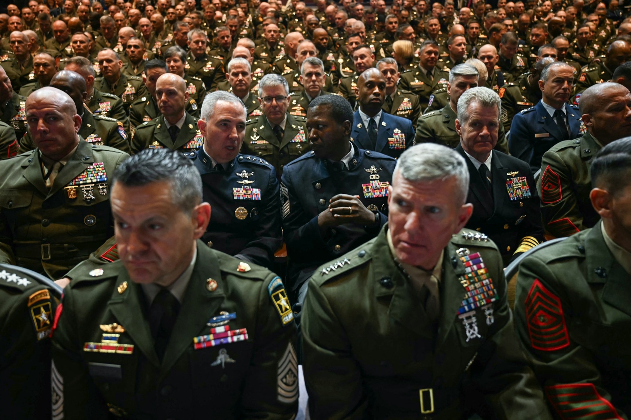 donald trump speaking to military generals september 30 2025