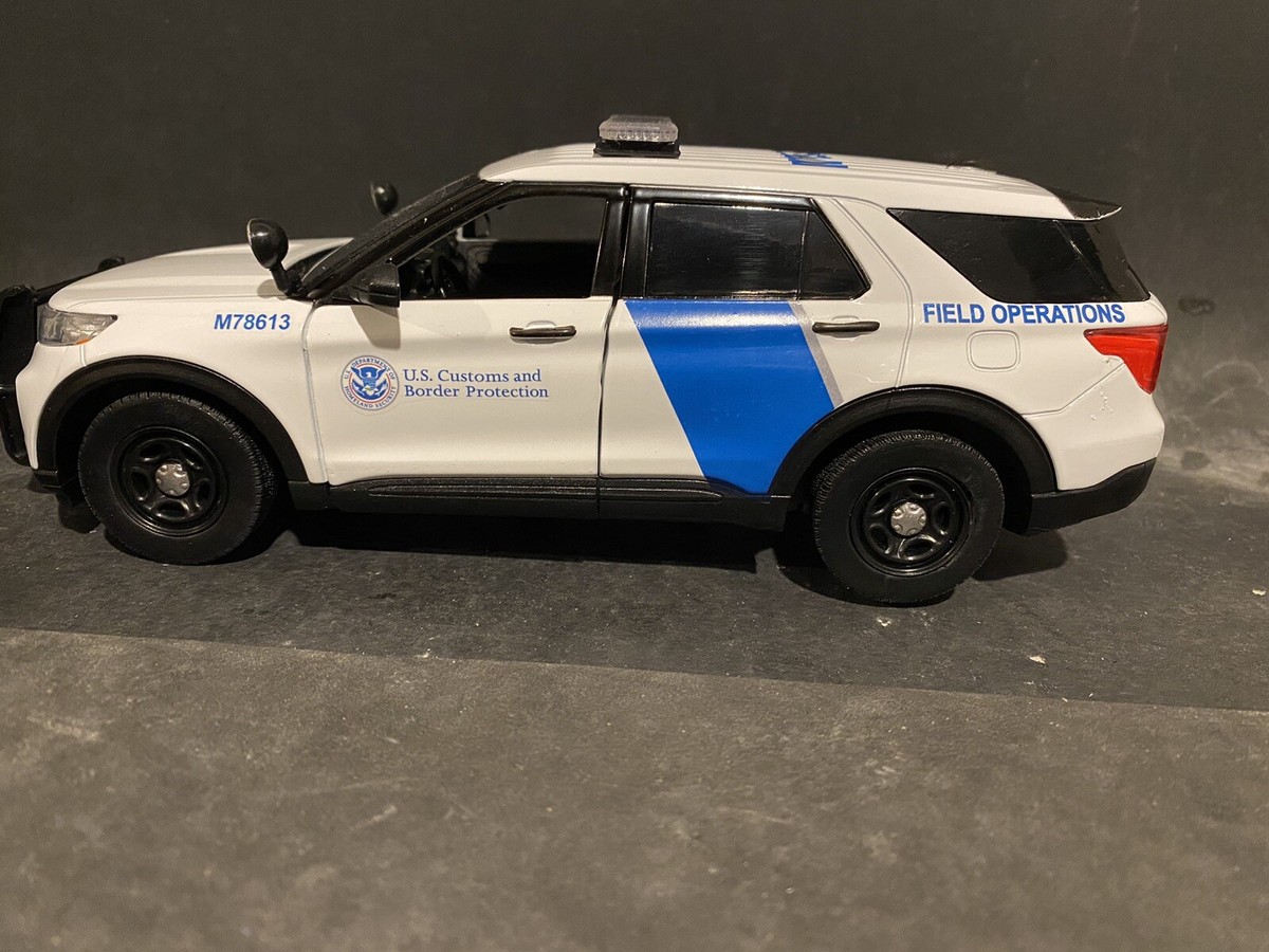 A U.S. Customs and Border Protection vehicle