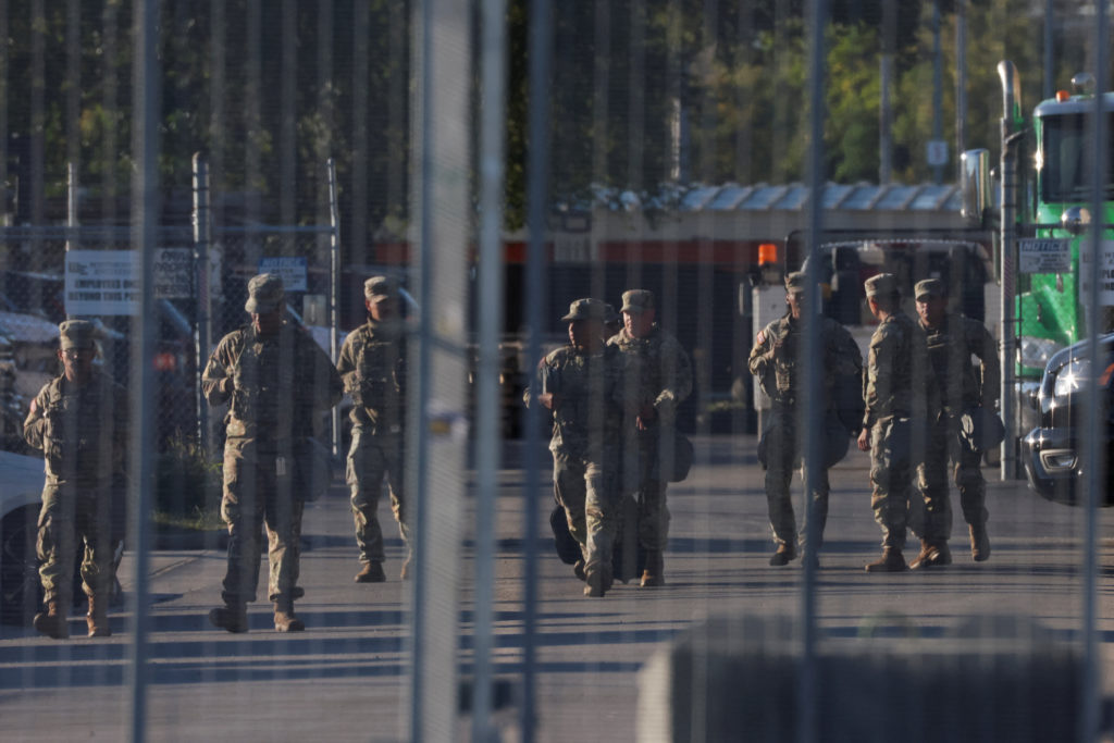 National Guard on chicago streets