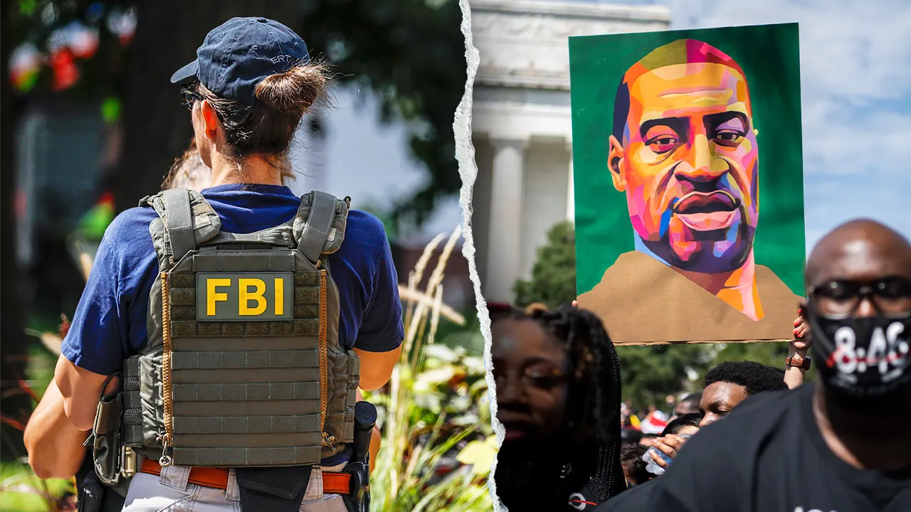 fbi agents taking the knee for george floyd