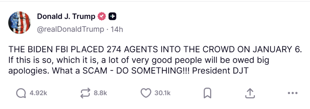 truthsocial screenshot 
