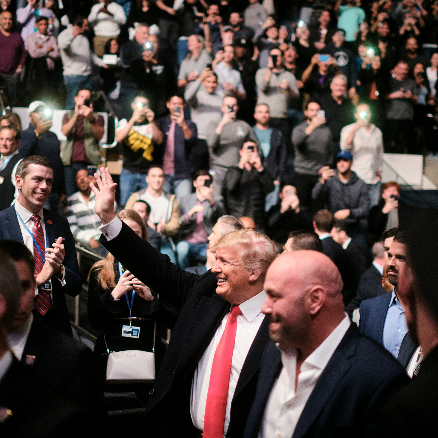President Donald J. Trump at a UFC event